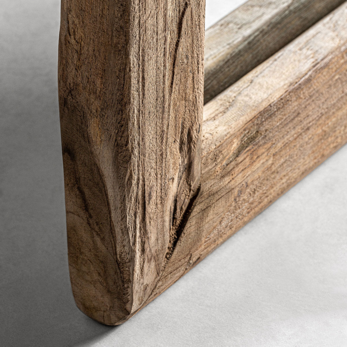 espejo madera sin tratar