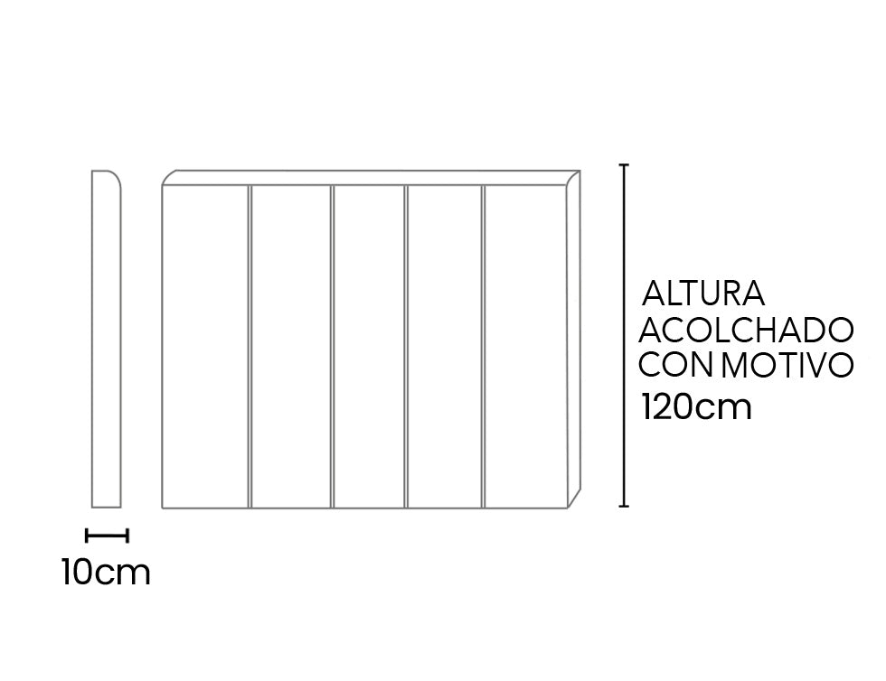 Medidas cabecero Palermo