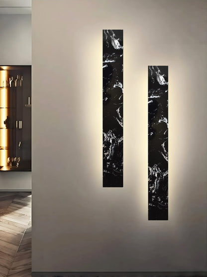 Aplique de pared, mármol negro italiano