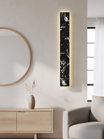 Aplique de pared, mármol negro italiano
