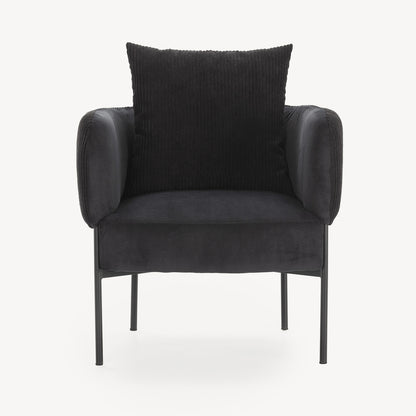 Sillón Aruni de estilo contemporáneo para saón