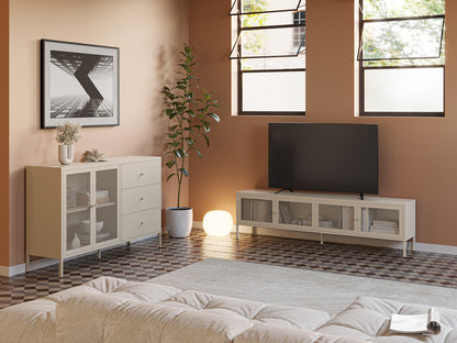 Salón con aparador y mueble tv Fayna arena