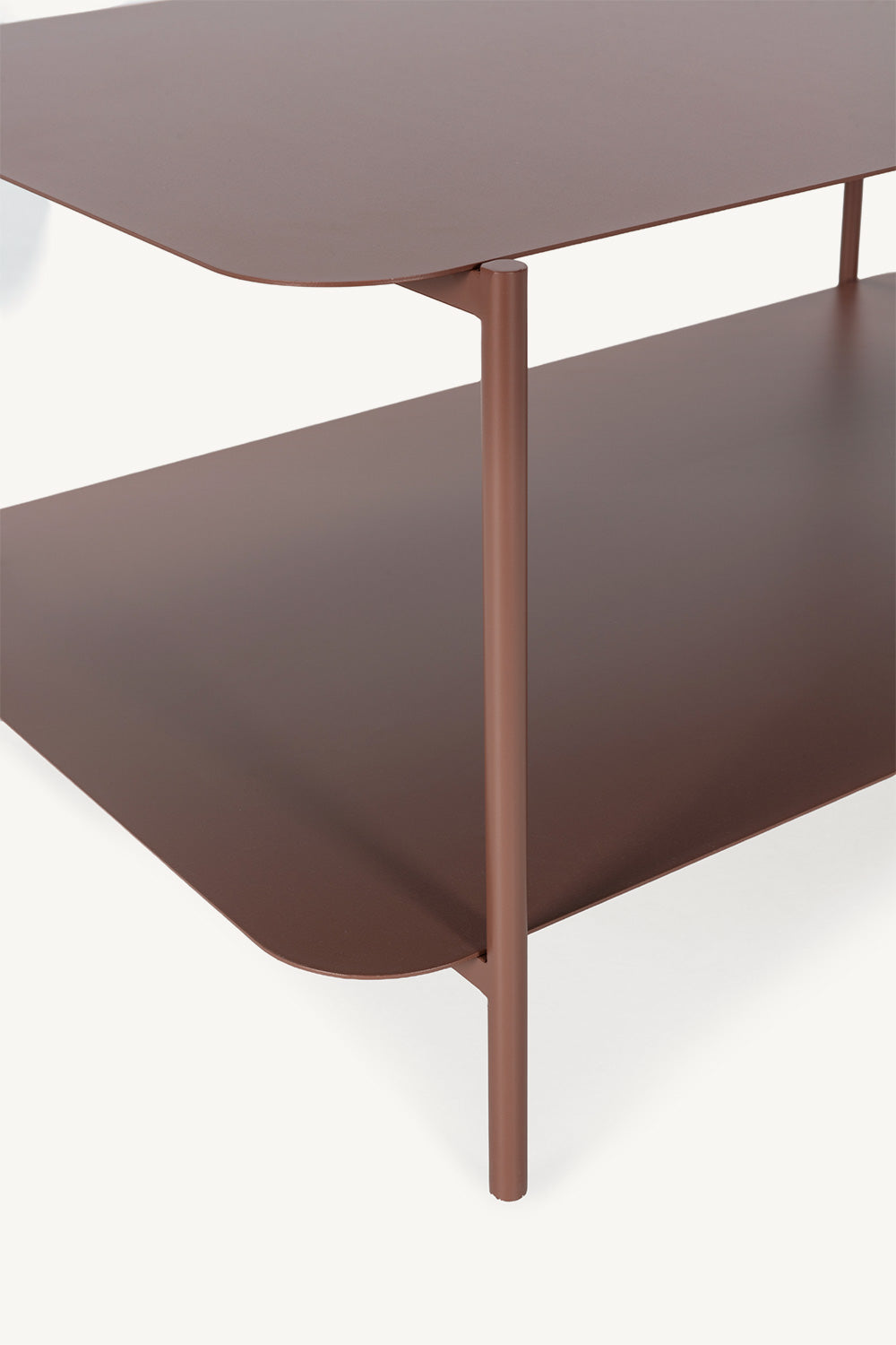 Mesa de centro de Metal Terracota rectangular Beatrix