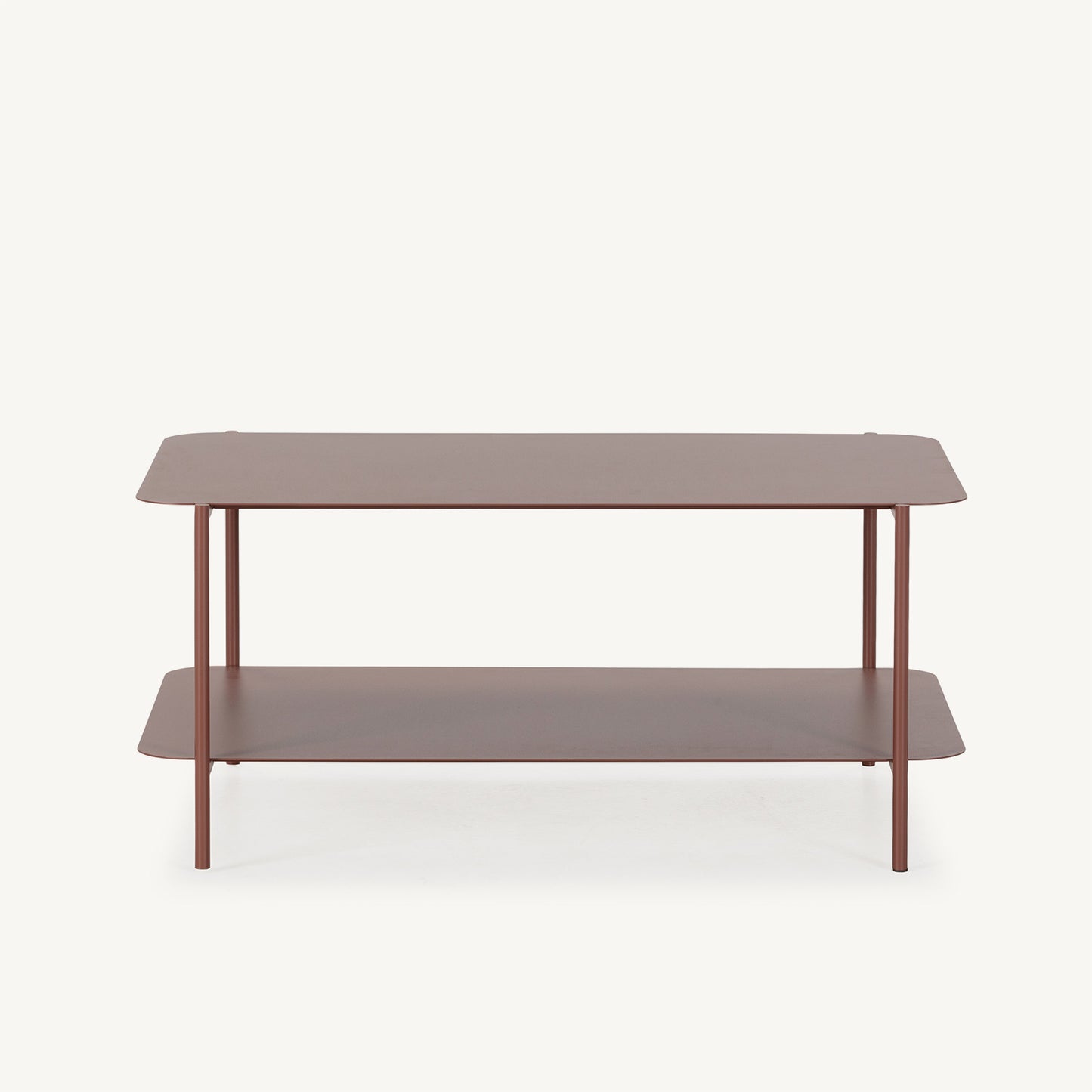 Mesa de centro de Metal Terracota rectangular Beatrix