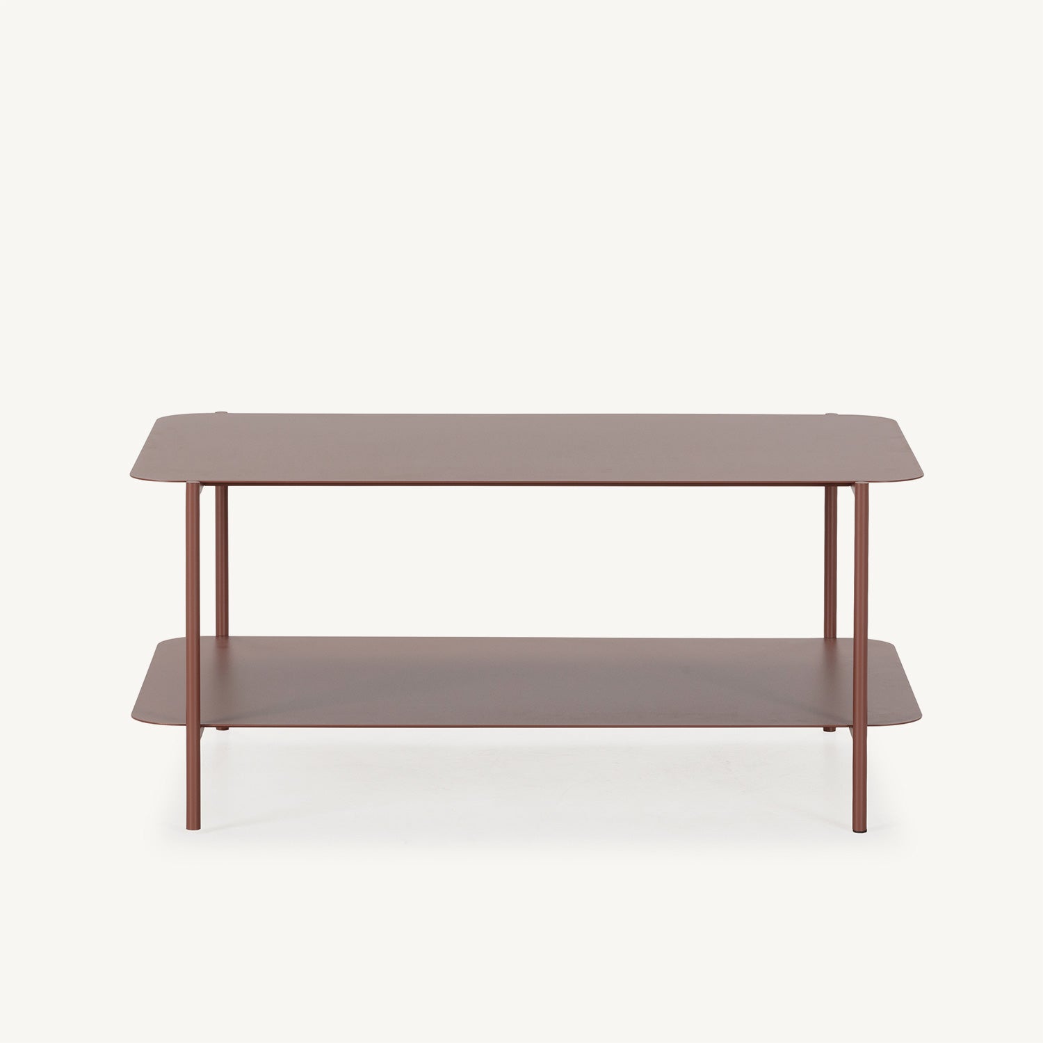 Mesa de centro de Metal Terracota rectangular Beatrix
