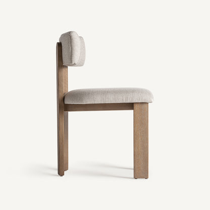 Silla Oris con tapizado beige