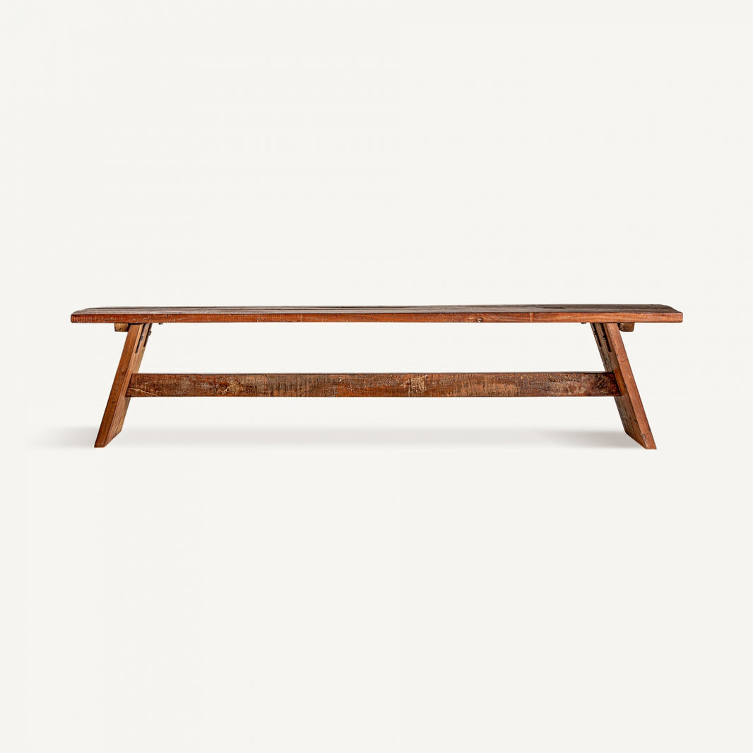 Banco de madera natural