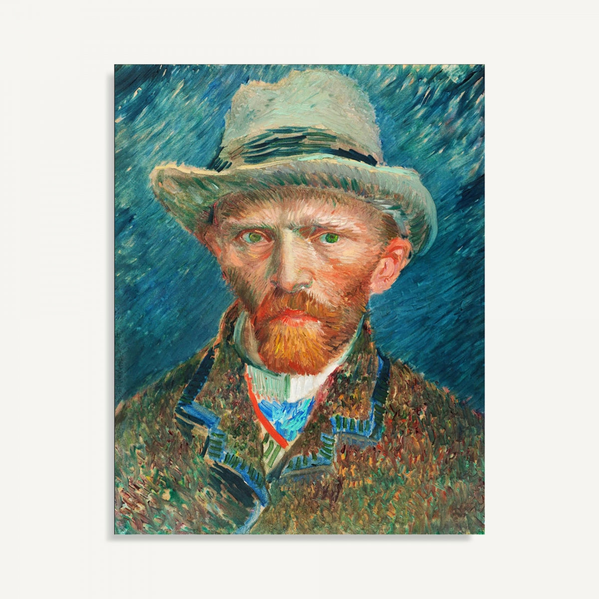 Cuadro van gogh en tonos azules