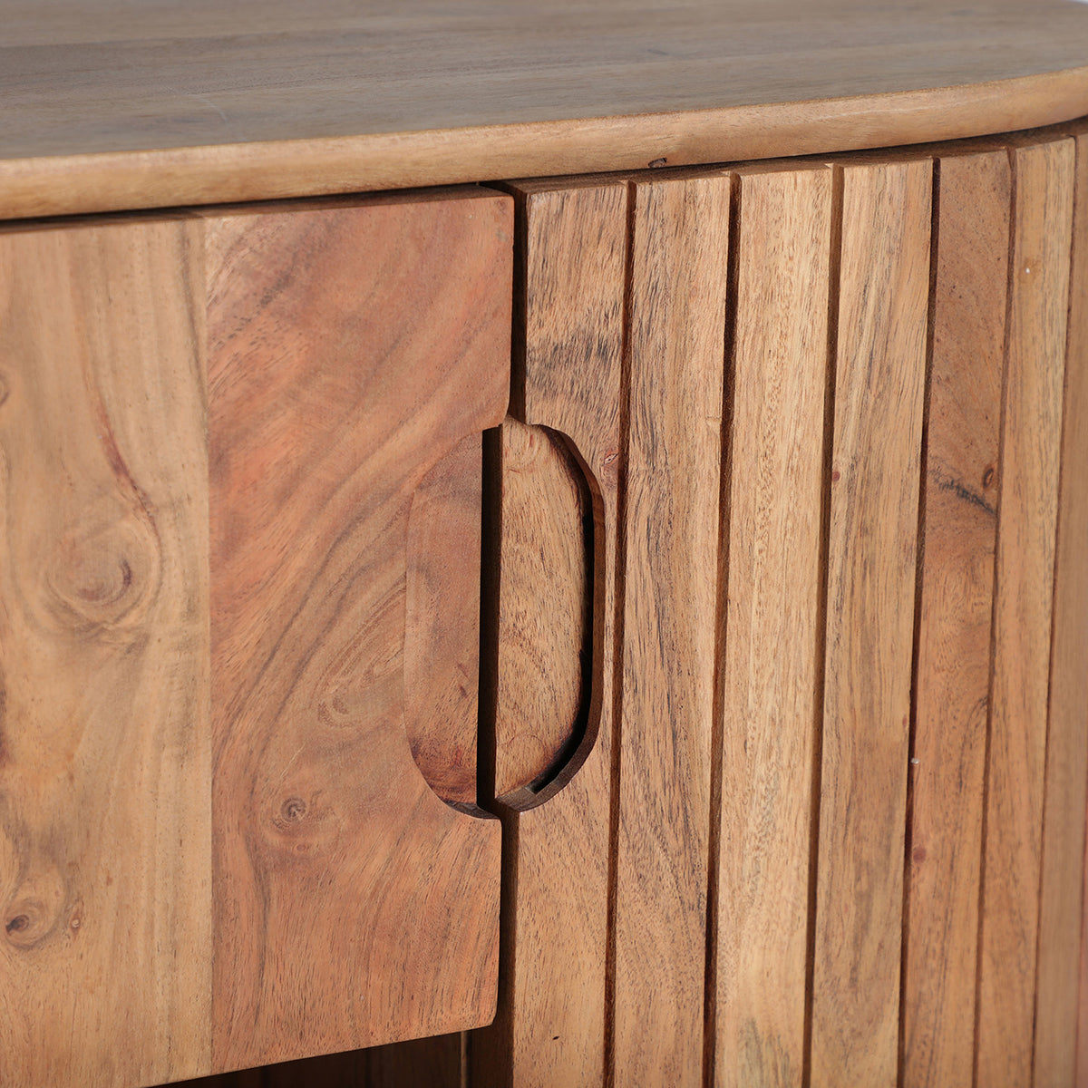 Mesita de noche Blesle de madera