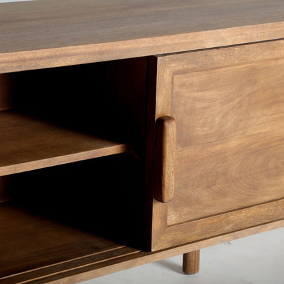 Mueble TV Trevoux Nórdico Mango Natural con 3 puertas