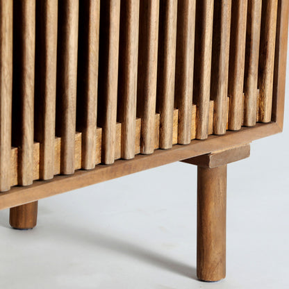 Mueble TV Trevoux Nórdico Mango Natural con 3 puertas
