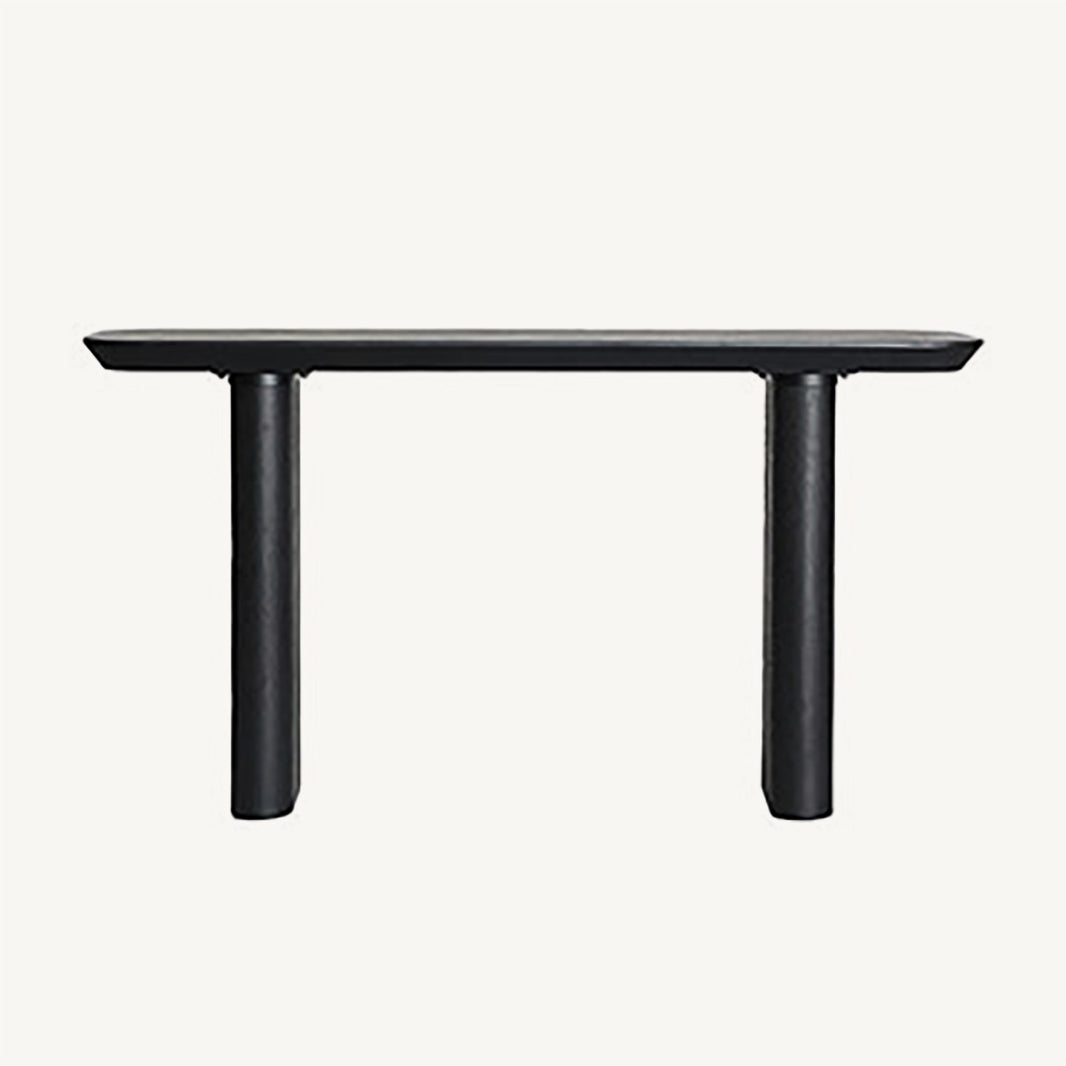 Consola negra madera de abeto