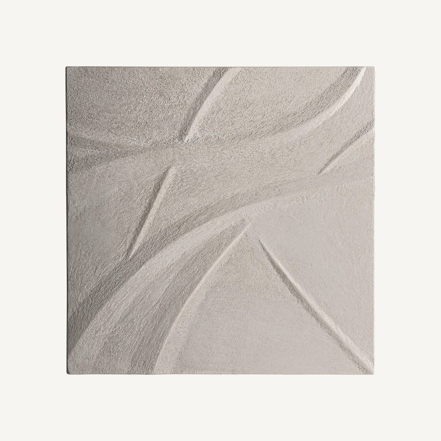 Lienzo Arnsberg en blanco roto con texturas