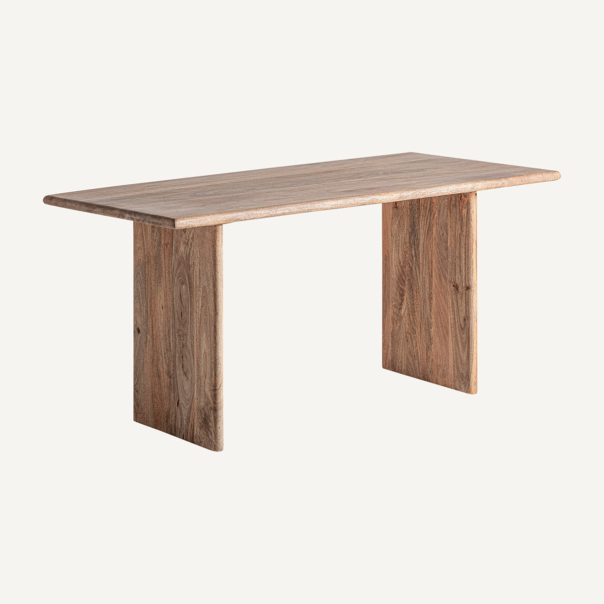 Mesa de escritorio en madera de mango color natural