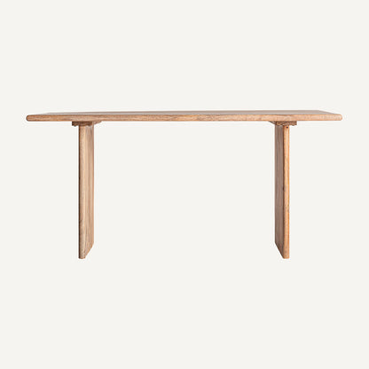 Mesa de escritorio en madera de mango color natural