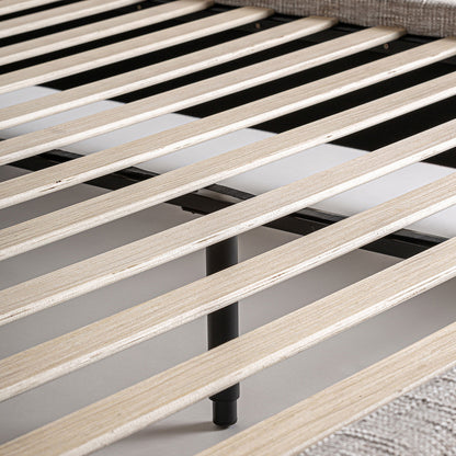 Cama de somier de madera doble