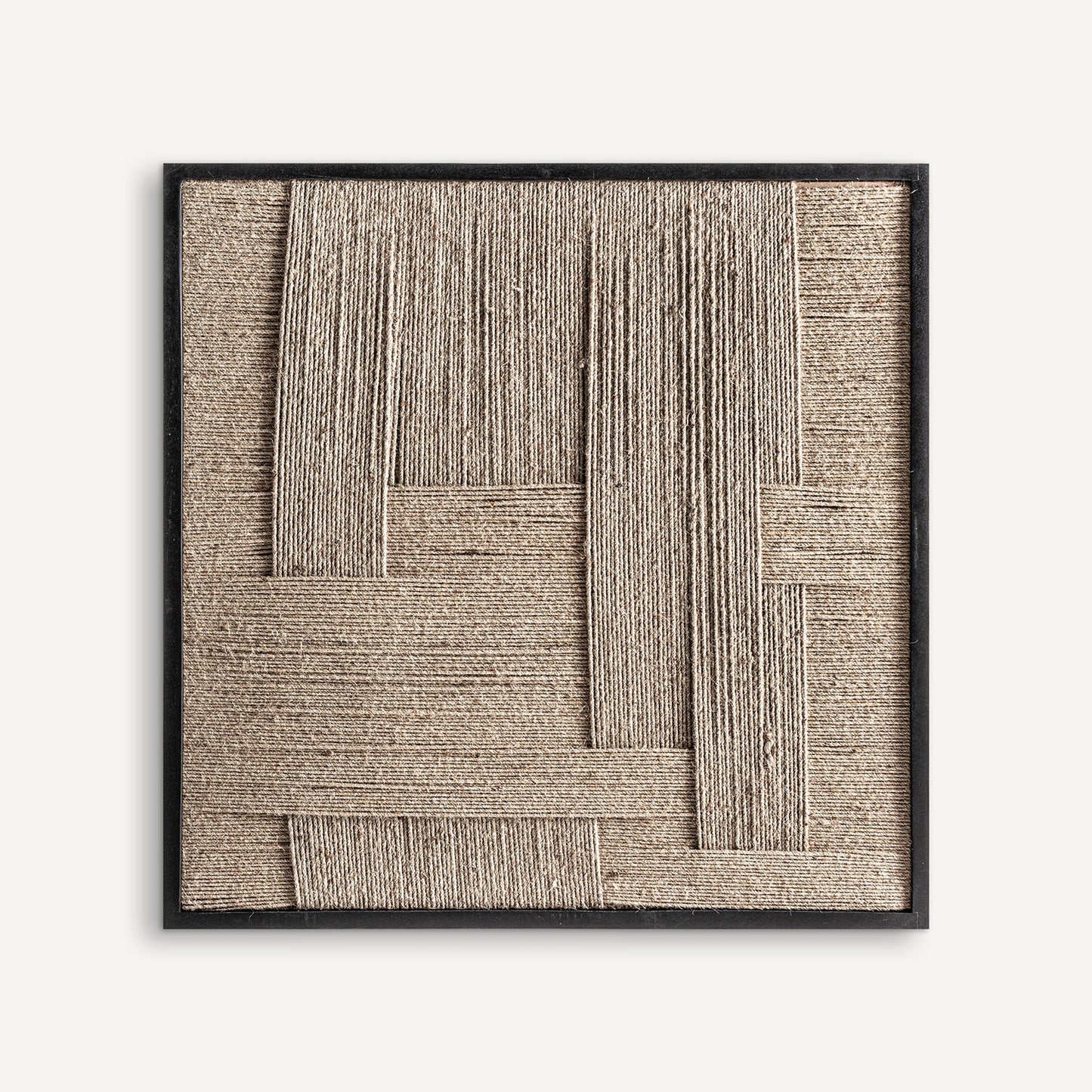 Cuadro con texturas naturales en Yute Tehuti 