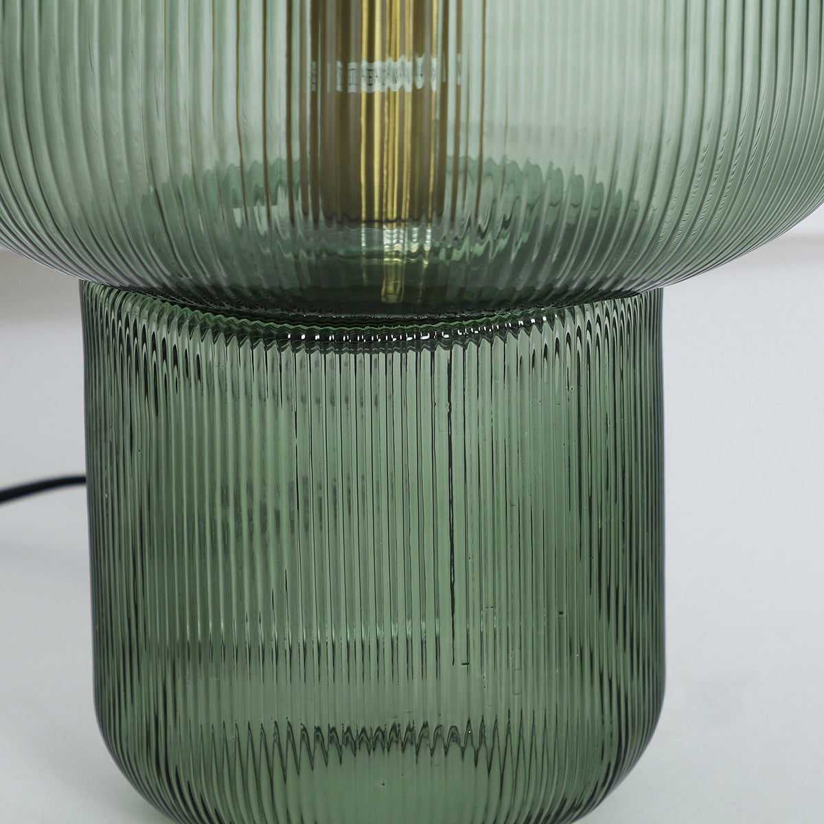 Lámpara de mesa Sira Cristal Estriado