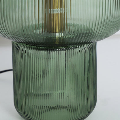 Lámpara de mesa Sira Cristal Estriado