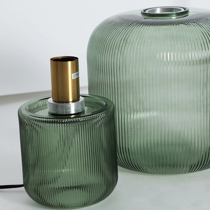 Lámpara de mesa Sira Cristal Estriado