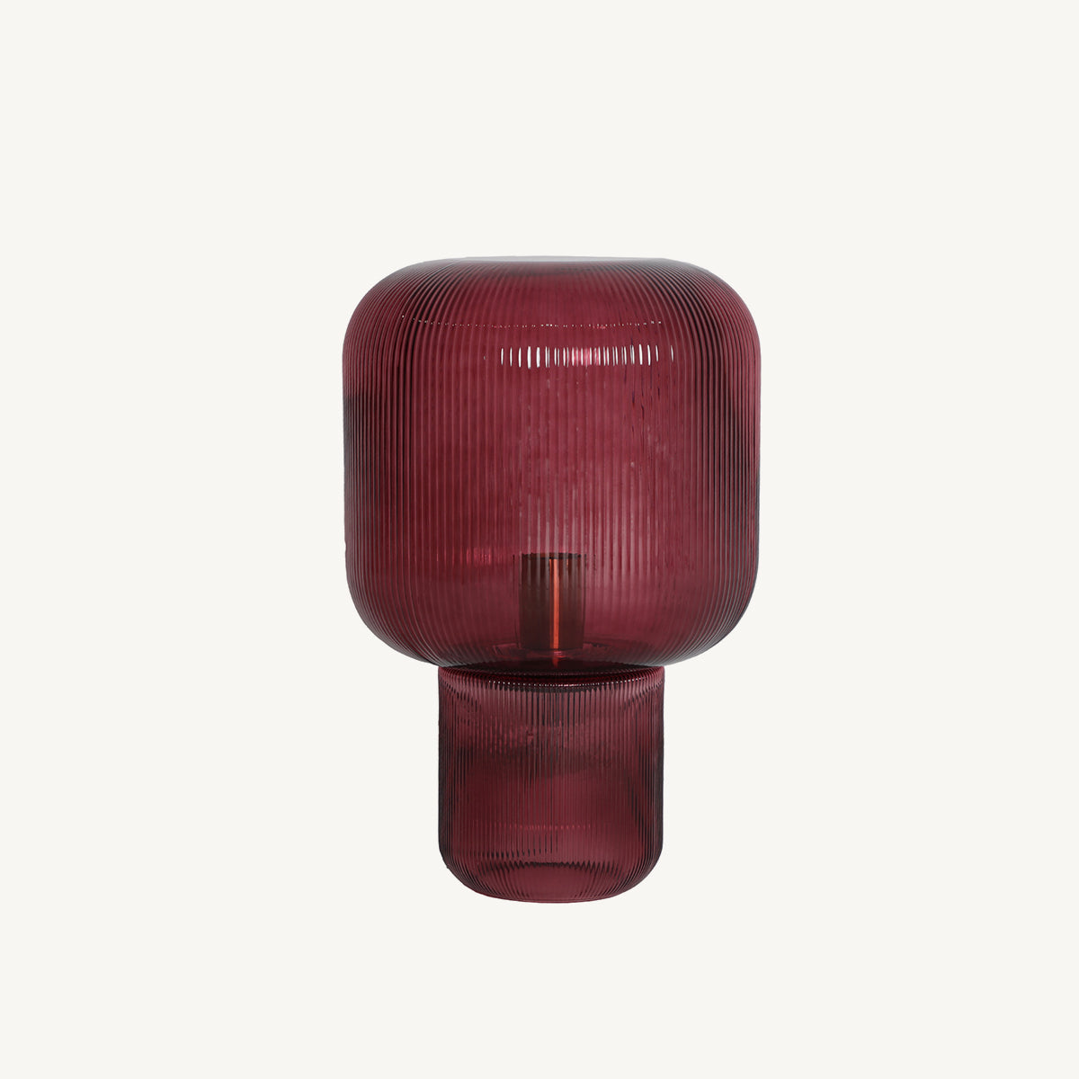 Lámpara de mesa Sira Burdeos