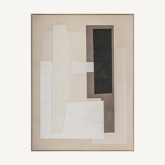 Lienzo Nexo artesanal con textura y volumen 