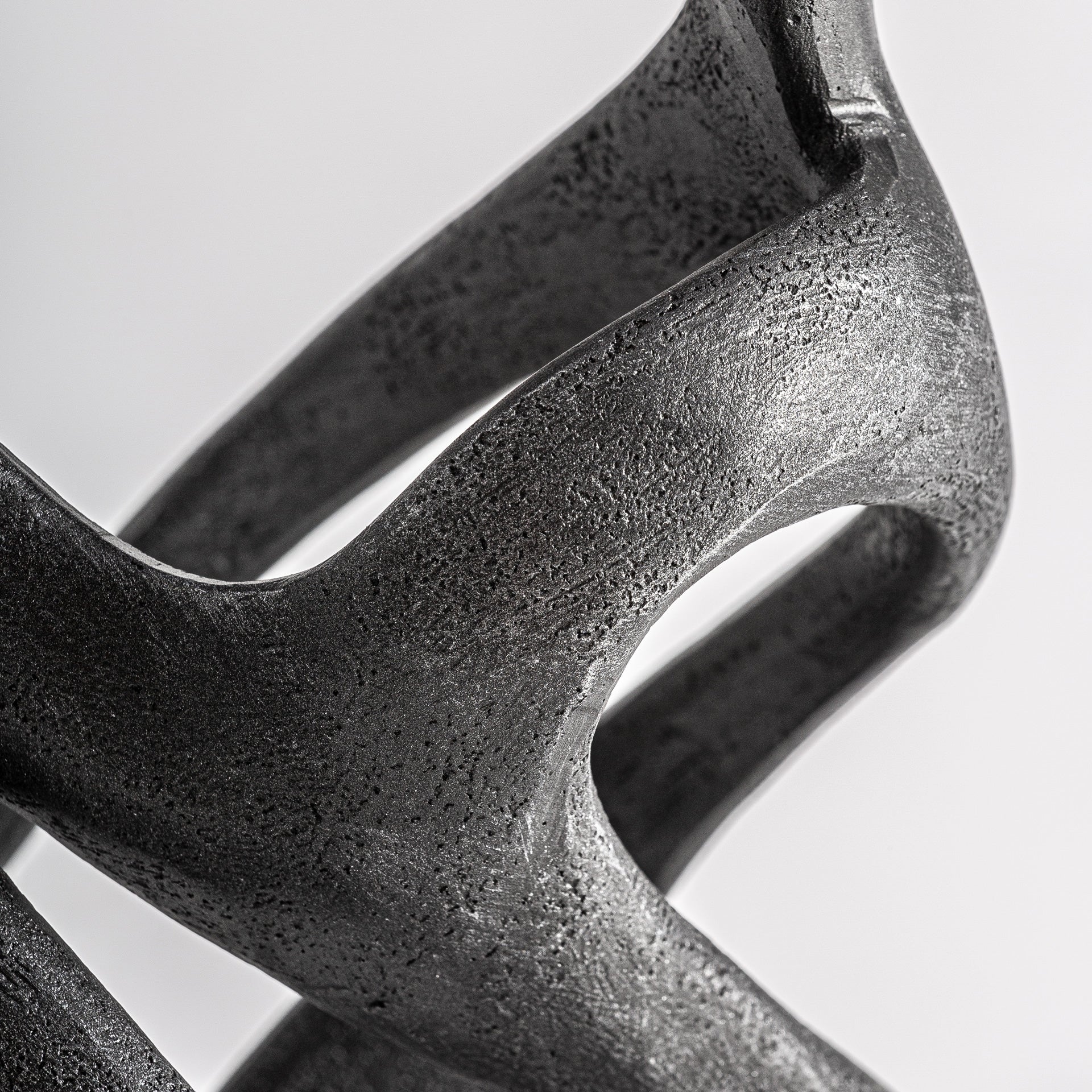 Figura decorativa Zoe Abstracta negra