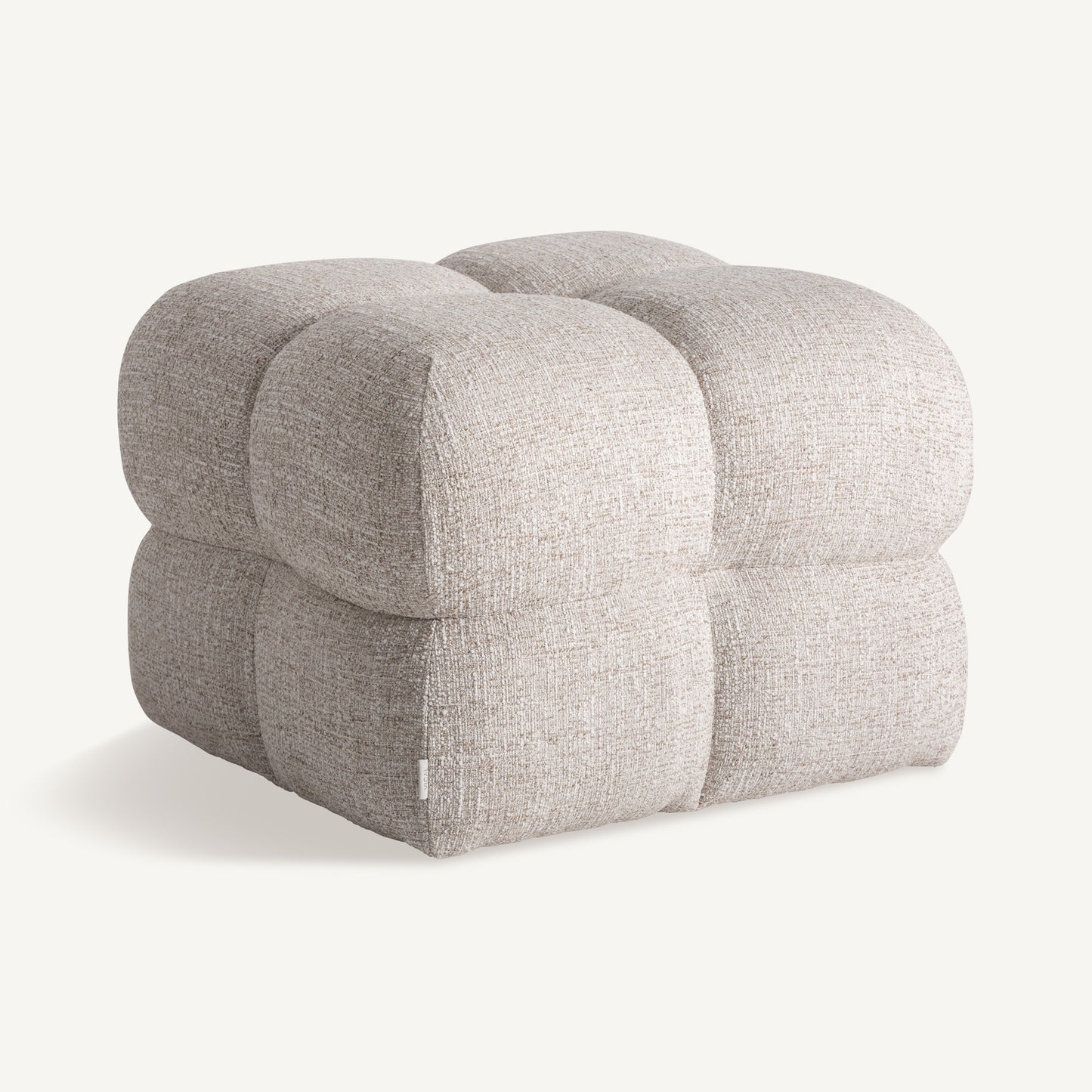 Reposapiés cuadrado beige jaspeado Zizano
