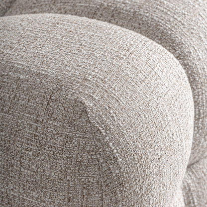 Reposapiés beige jaspeado a ras de suelo