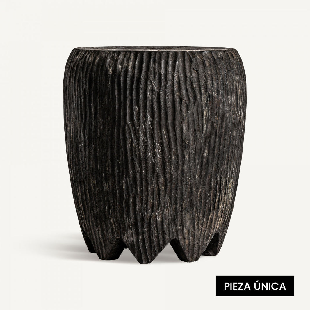 Mesa auxiliar Negro Envejecido