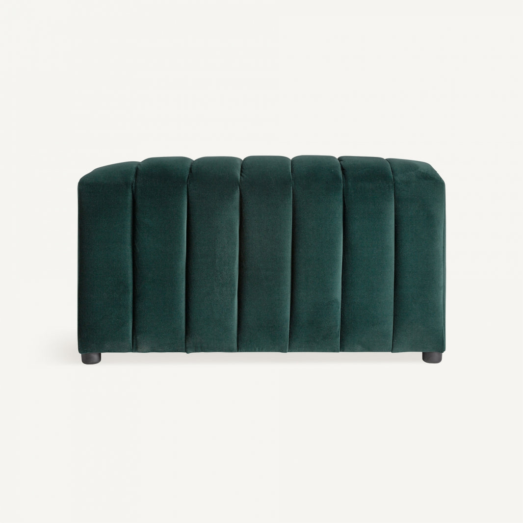 banco de terciopelo verde