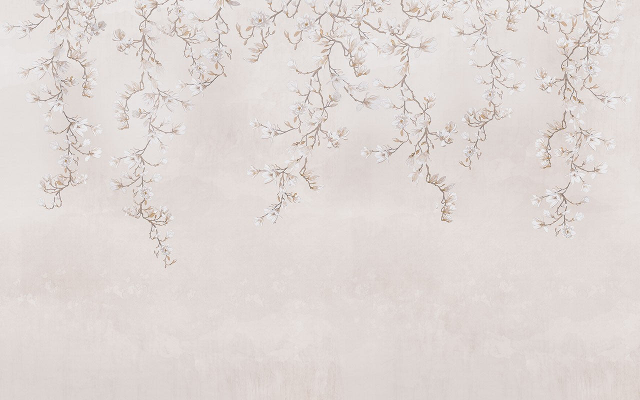 papel de pared ramas para dormitorio suave