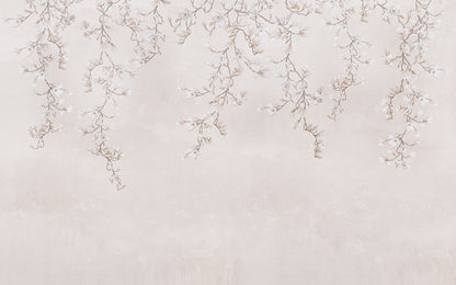 papel de pared ramas para dormitorio suave