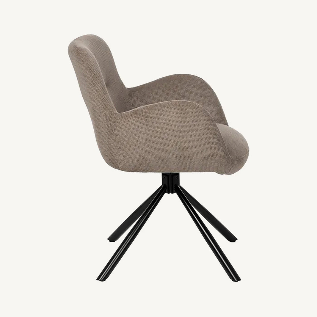 Silla escritorio giratorio tipo terciopelo