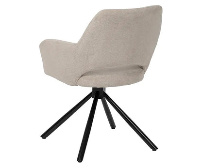 Silla de escritorio giratoria en beige