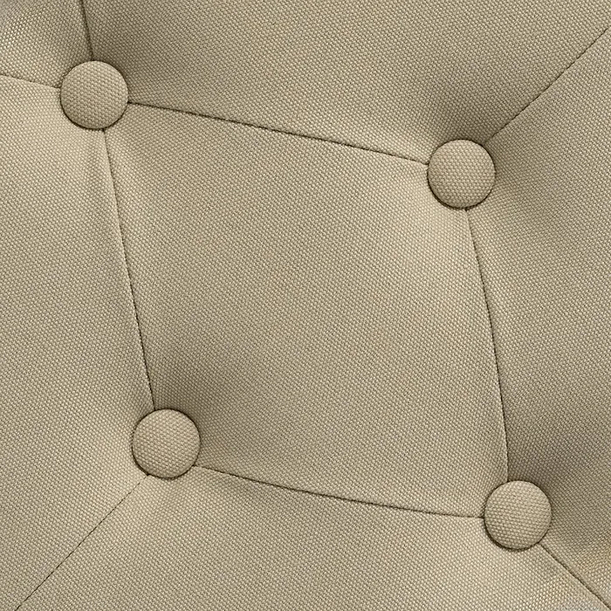 Banqueta estilo provenzal con acolchado capitoné