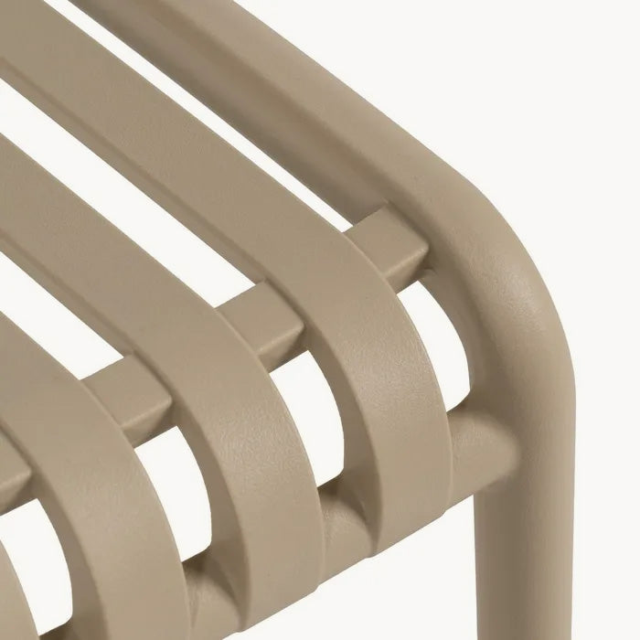 Silla Totara Exterior Apilable Beige de polipropileno 