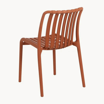 Silla Totara Exterior Apilable Terracota de polipropileno 