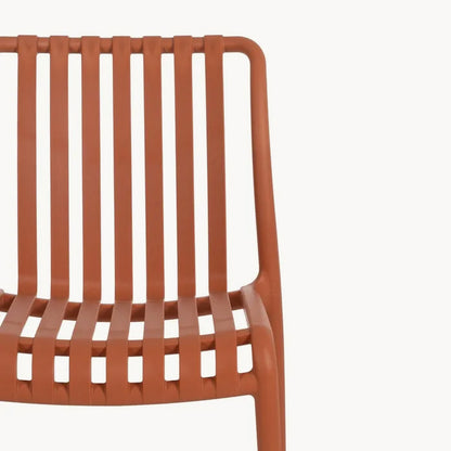 Silla Totara Exterior Apilable Terracota de polipropileno 