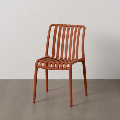 Silla Totara Exterior Apilable Terracota de polipropileno 