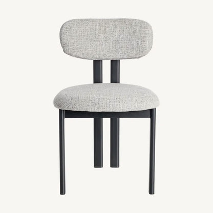 Silla negra con gris jaspeado repelente al agua