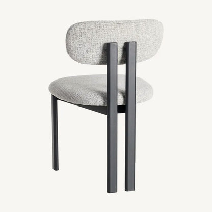 Silla negra con gris jaspeado repelente al agua