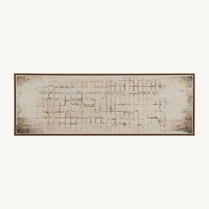 Lienzo abastracto apaisado claro