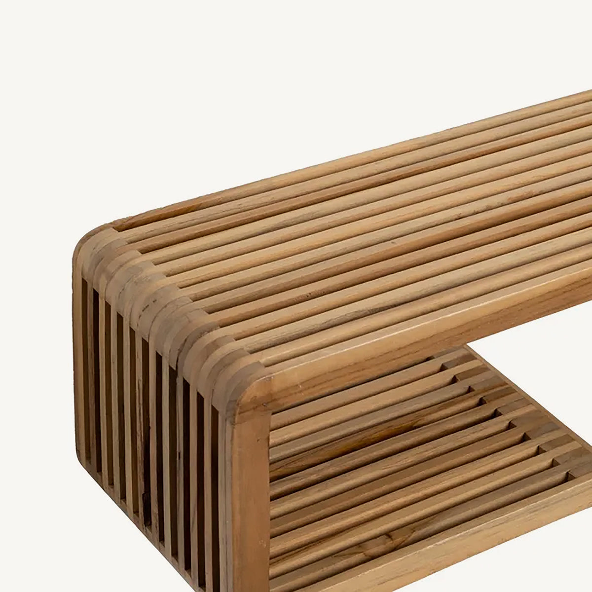 Estantería colgante de madera