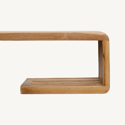 Estantería colgante de madera