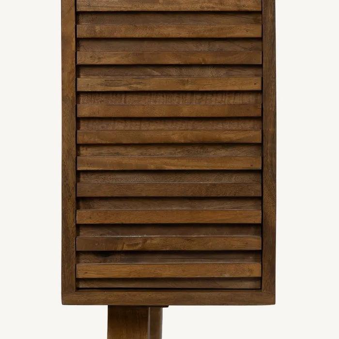 Mesa de escritorio de madera con cajón