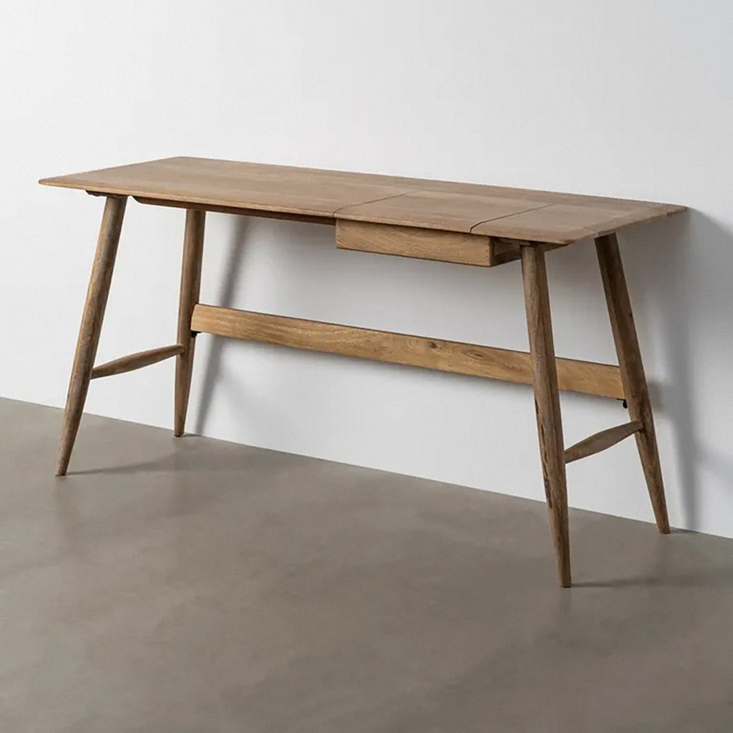 Mesa de escritorio de madera natural claro