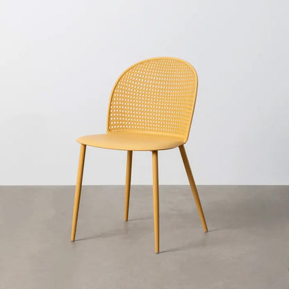 Silla Exterior Amarilla para balcón o, terraza o bares