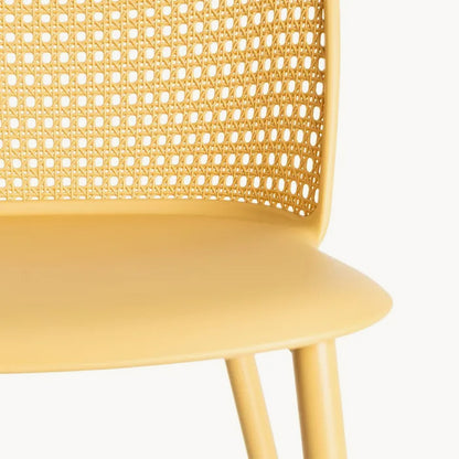 Silla Exterior Amarilla para balcón o, terraza o bares