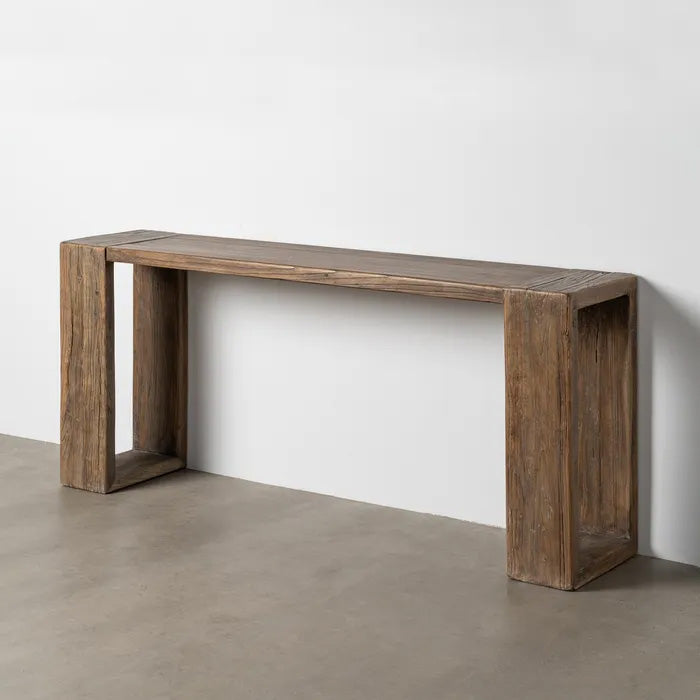 Consola Anewa de Madera Natural
